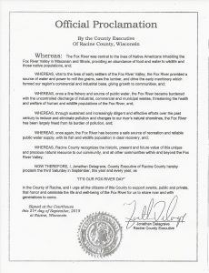 Proclamation - Racine County