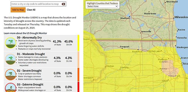 drought map