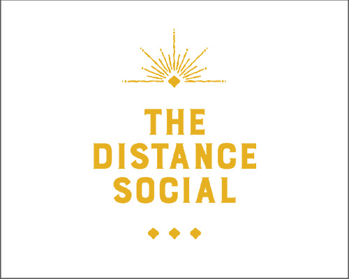 the distance social logos border web