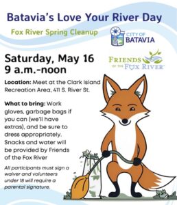 batavia fox river cleanup flyer 2026