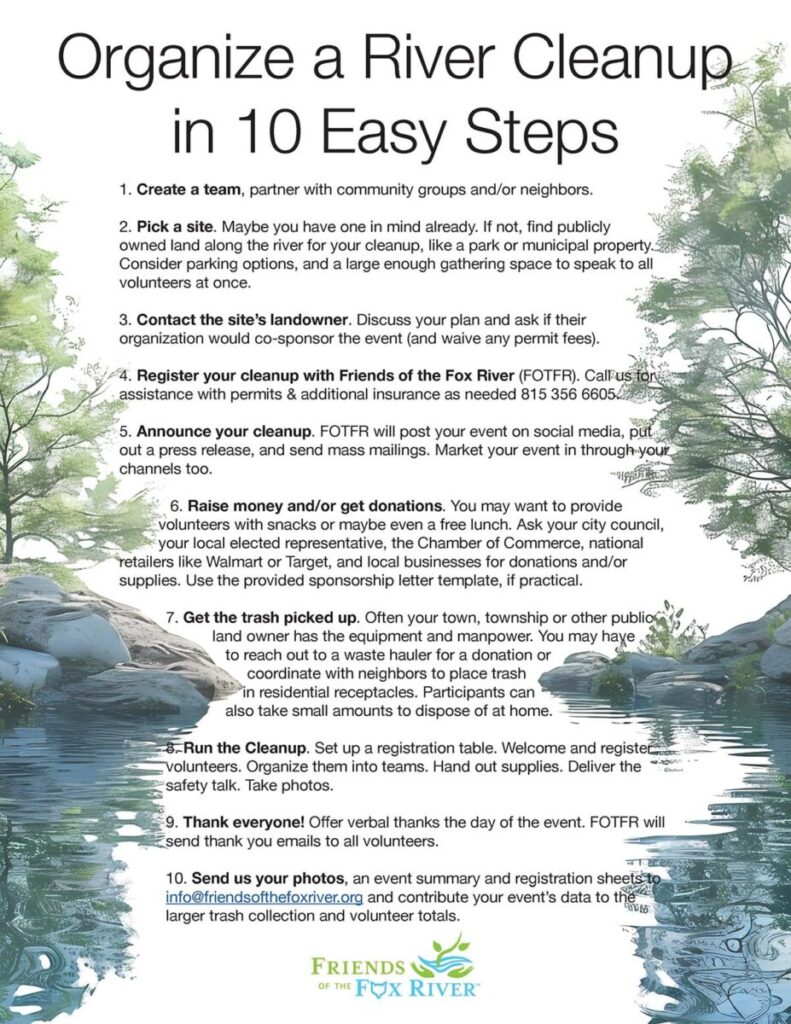 organize a river cleanup in 10 easy steps
