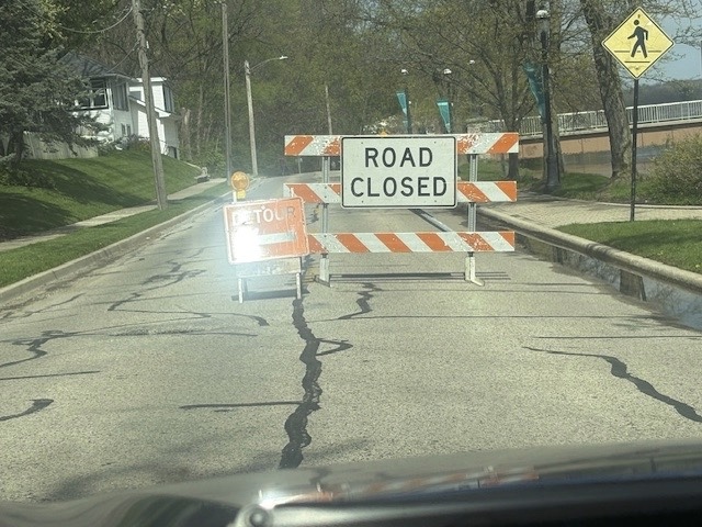 road closed